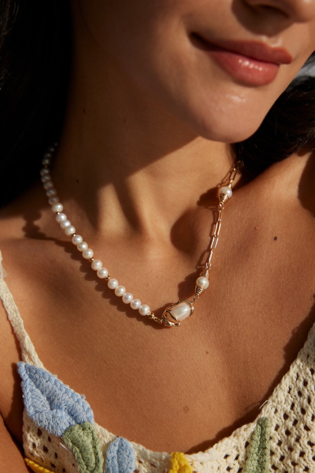 Sterling Silver Freshwater Pearl Necklace