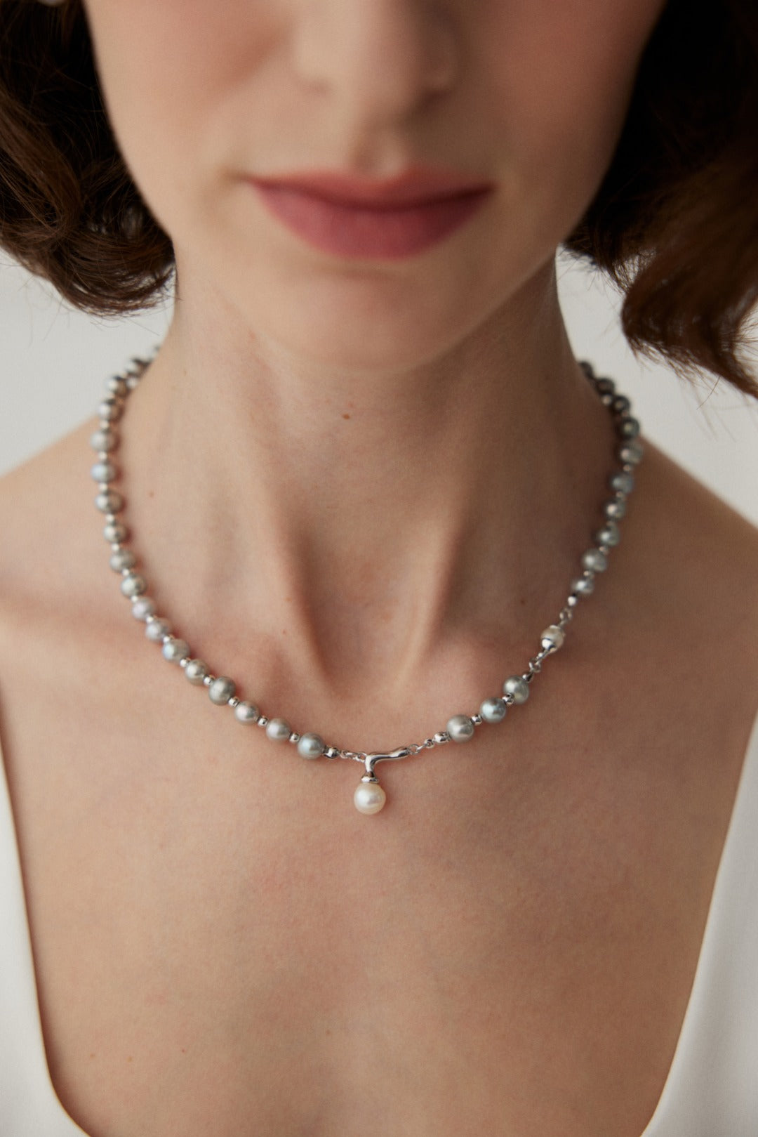 Sterling Silver Freshwater Pearl Necklace