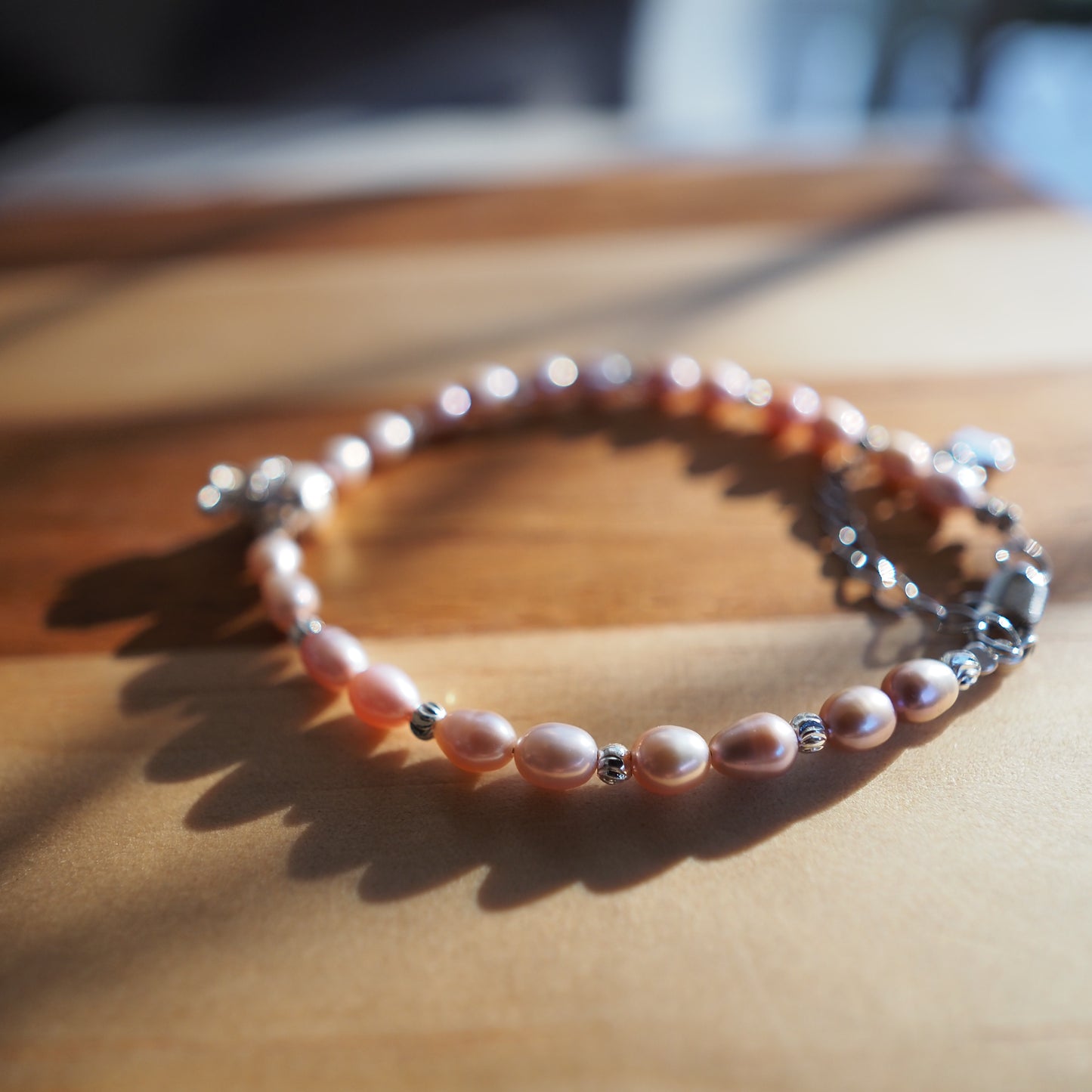 Natural Freshwater Pearl with S925 Rabbit Charm Bracelet Zennara