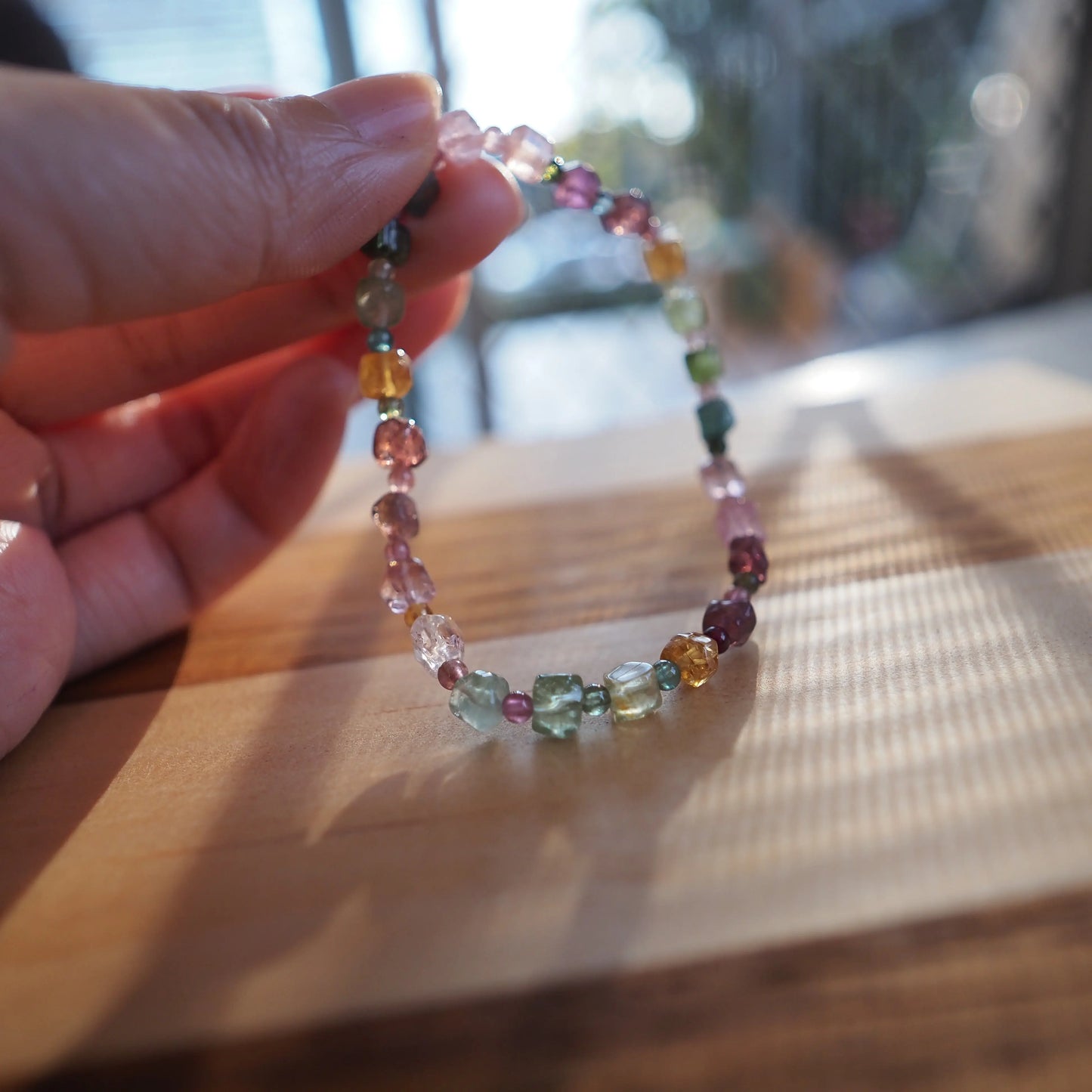 Natural Crystal Tourmaline Bracelet Zennara