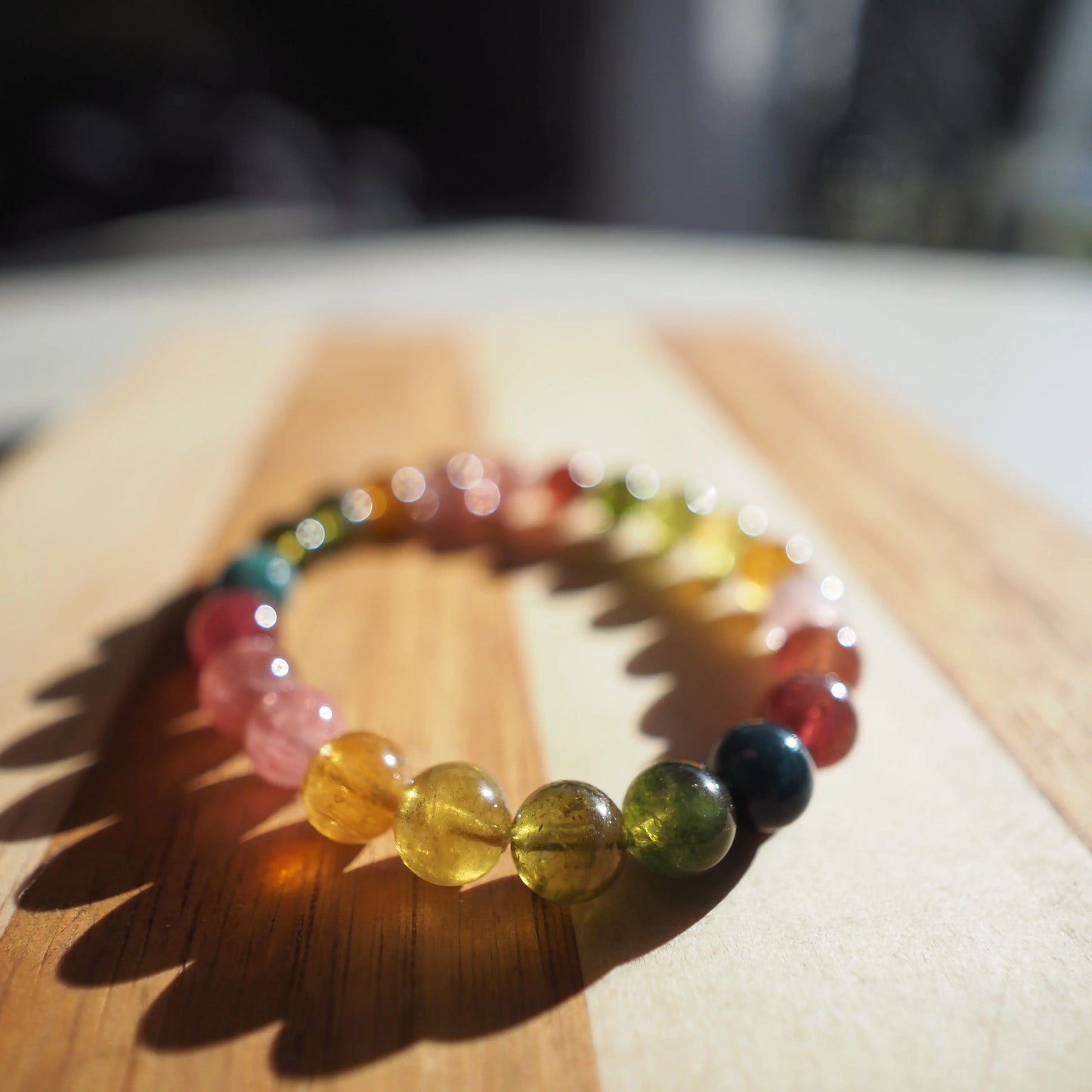 Natural Crystal Tourmaline Bracelet 8.5mm Zennara