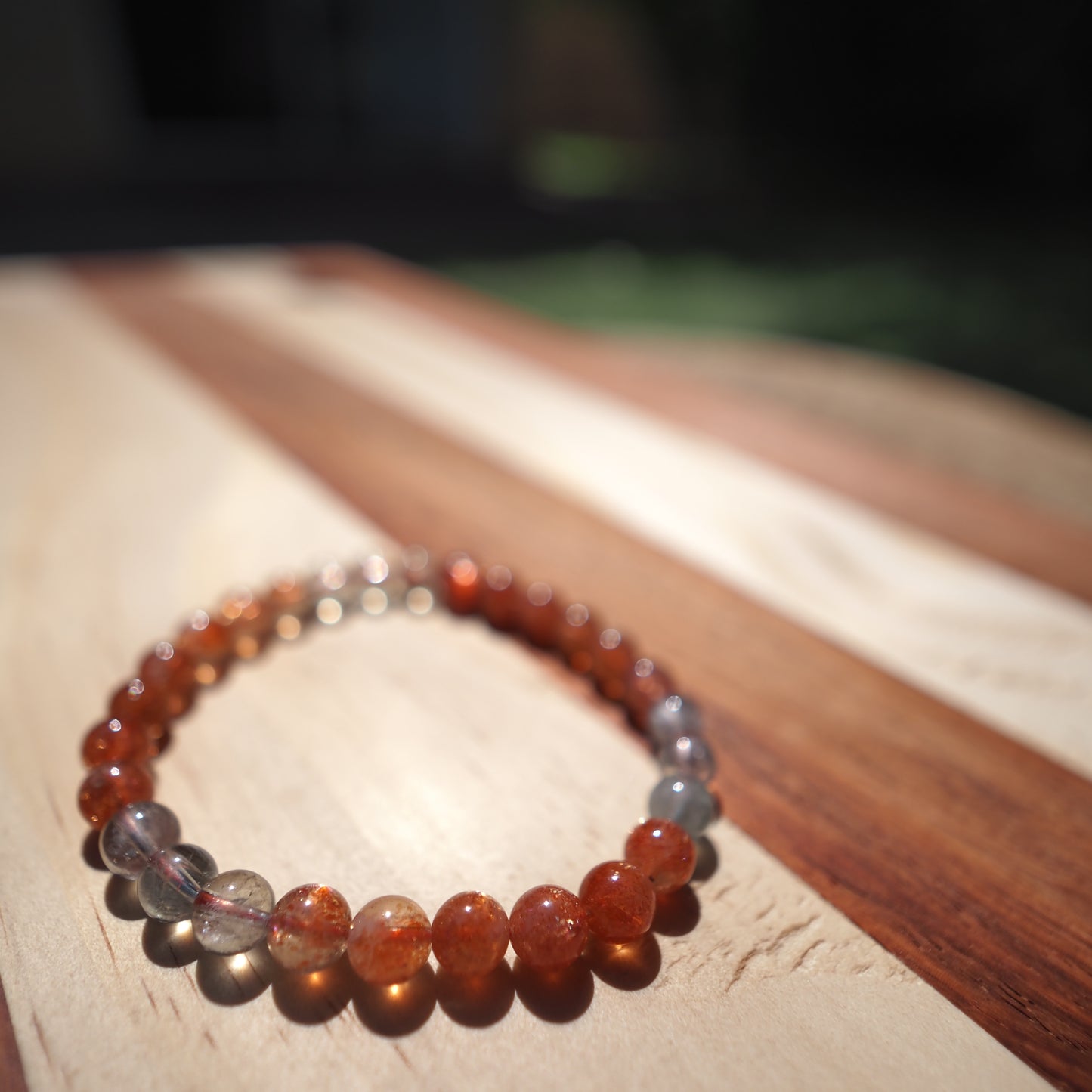 High Quality Natural Arusha Golden Sunstone Beads Bracelet 6mm