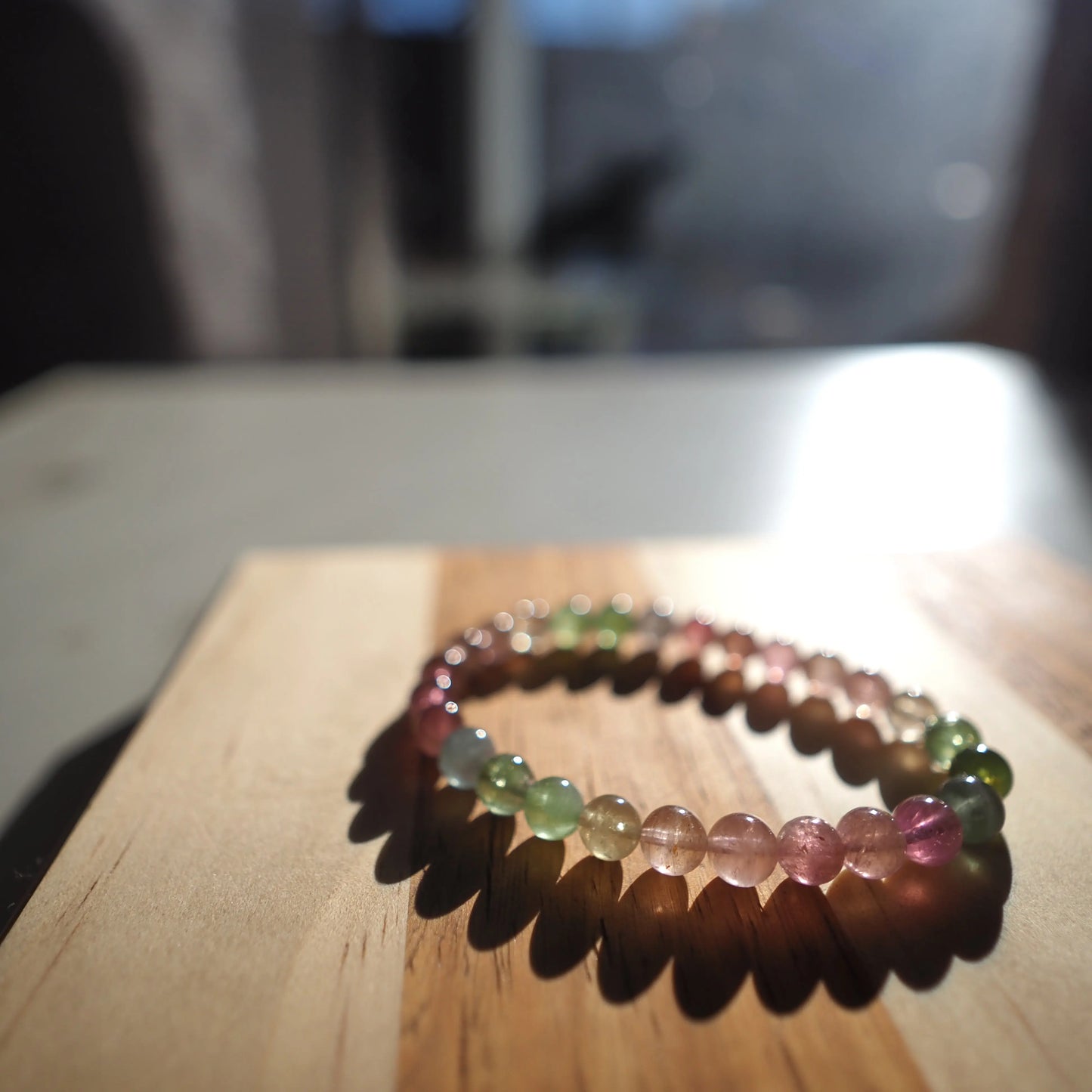Natural Crystal Tourmaline Bracelet 6mm Zennara