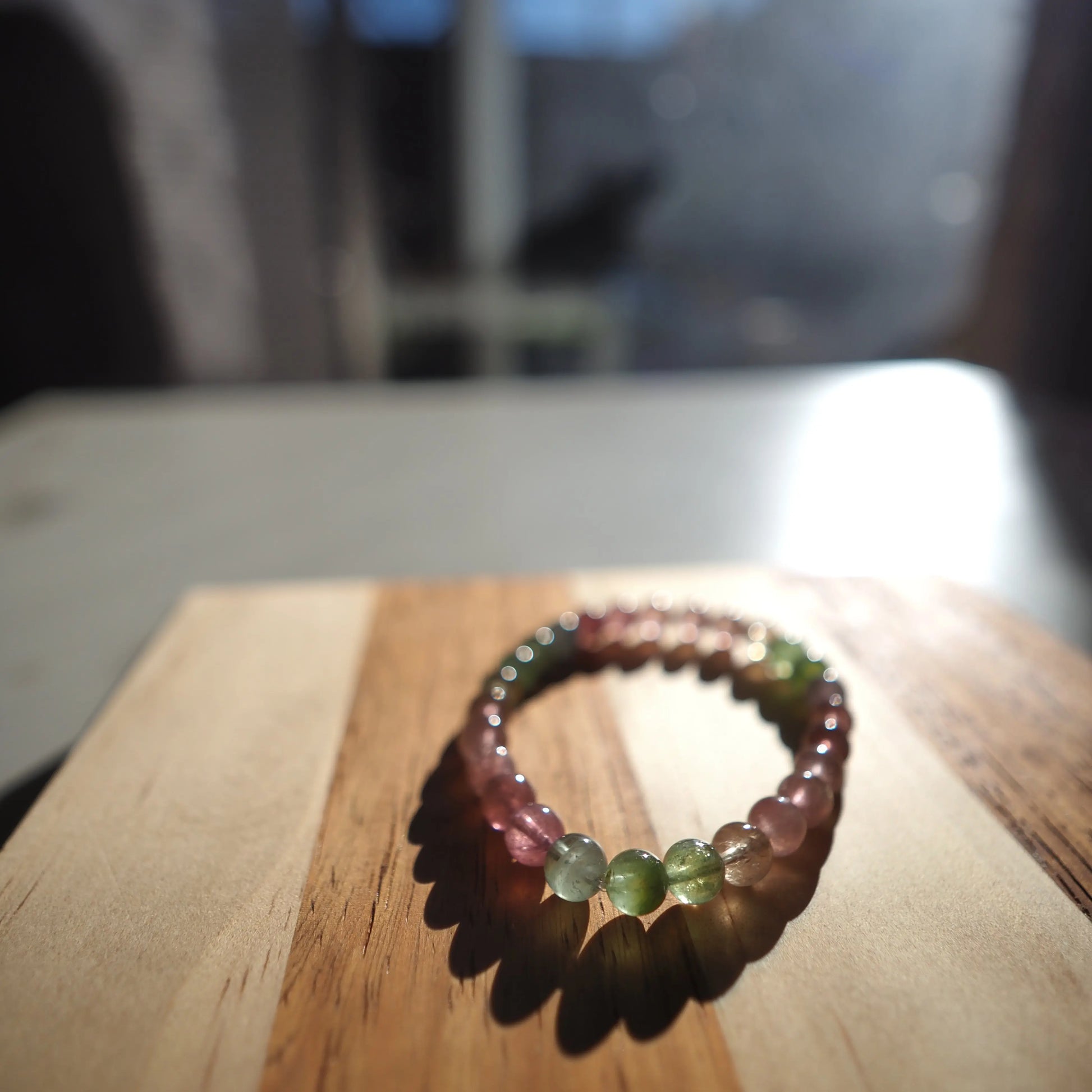 Natural Crystal Tourmaline Bracelet 6mm Zennara